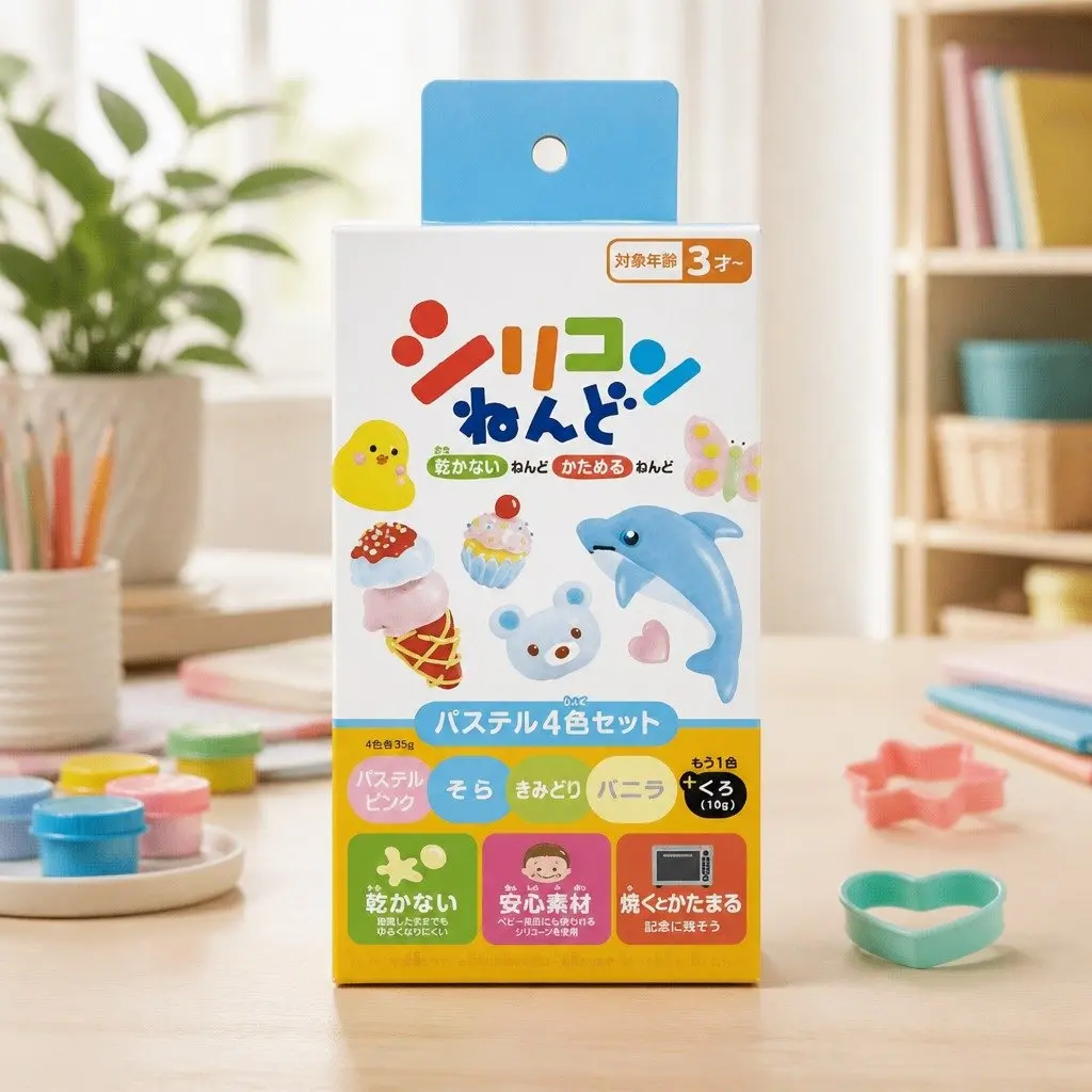 Silicone Clay Set Aqua Magic Seaworld Water Resistant Soft Non Drying Kids Bath Toy Making Craft Play Set