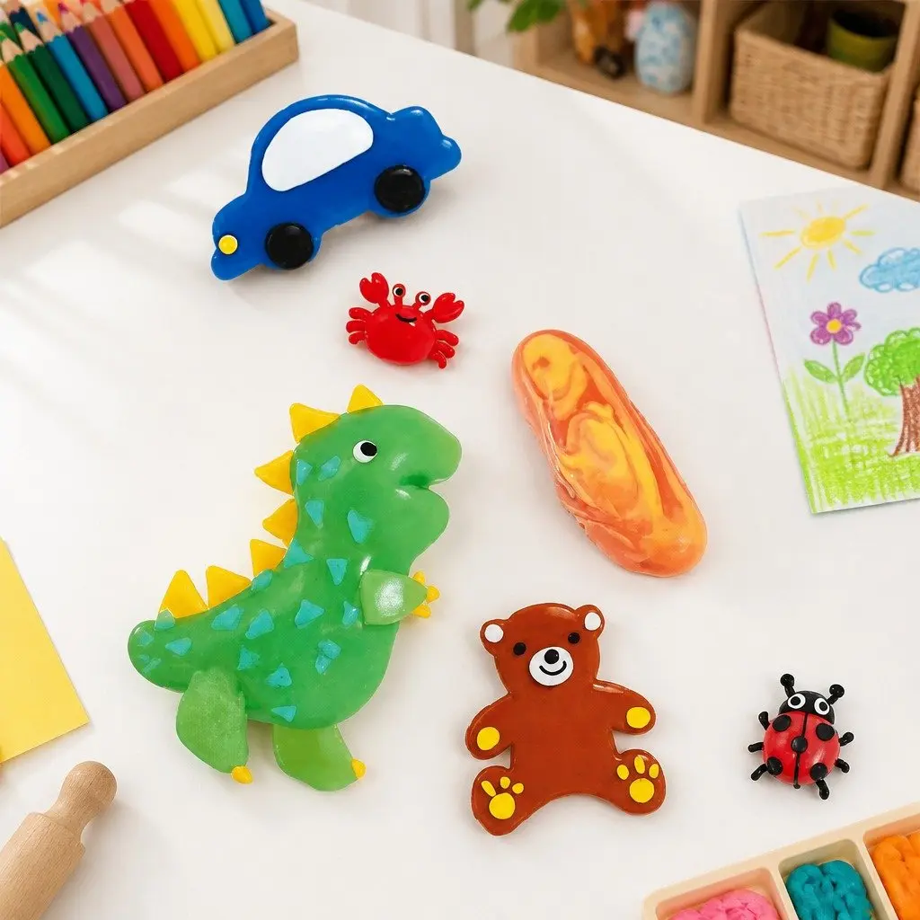 Silicone Clay Dinosaur Play Set Aqua Magic Kids Bath Pool Toy