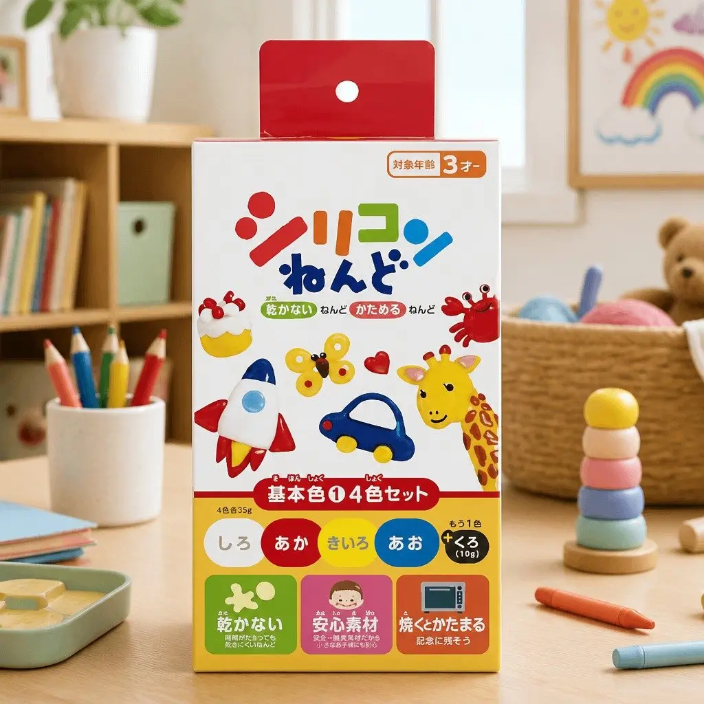 Silicone Clay Aqua Moldable Craft Toy for Kids 3 Years and Above Water-Resistant Bakeable