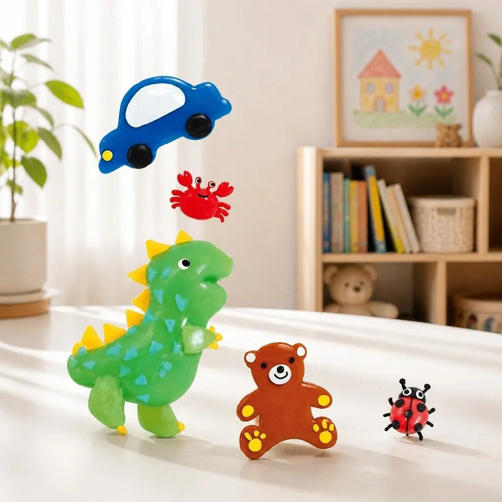 Silicone Clay Aqua Moldable Craft Toy for Kids 3 Years and Above Water-Resistant Bakeable