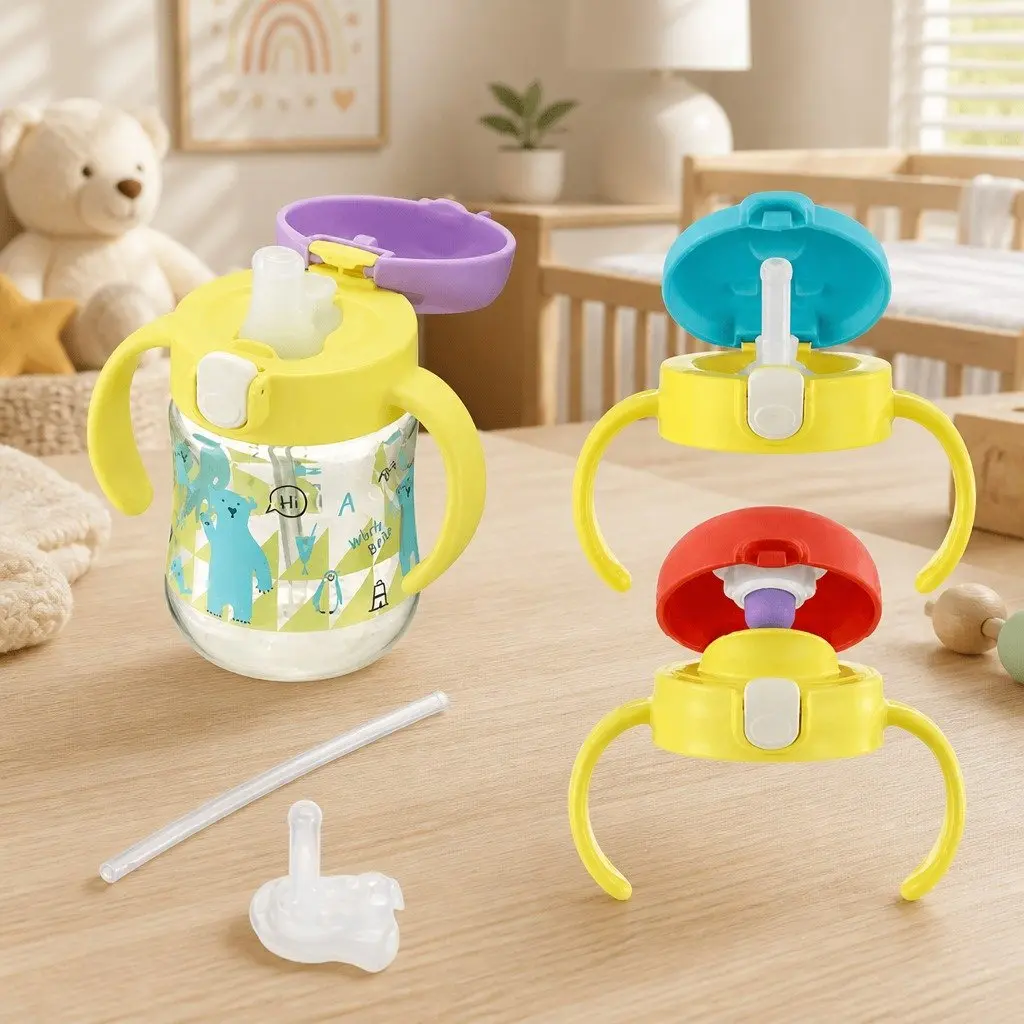 Straw S3 Replacement Spout for Baby Drinking Cup Soft Flexible Feeding Accessory