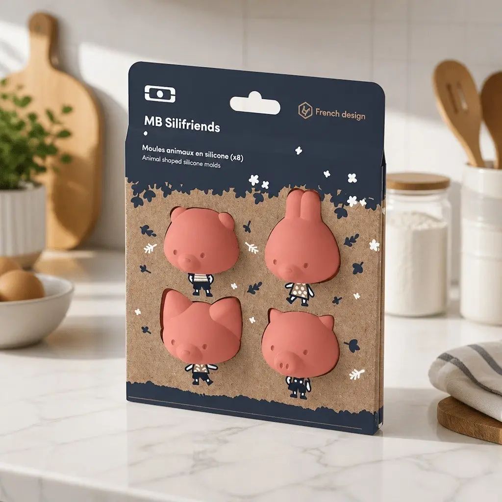 Animal Silicone Mould 13cm Kids Food-Grade Freezer Microwave Safe Baking