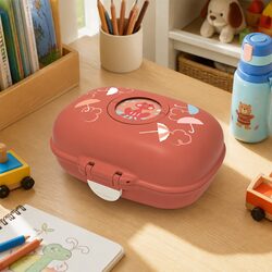 Kids Snack Lunch Box Compact Portable Food Container Airtight Storage Umbrella