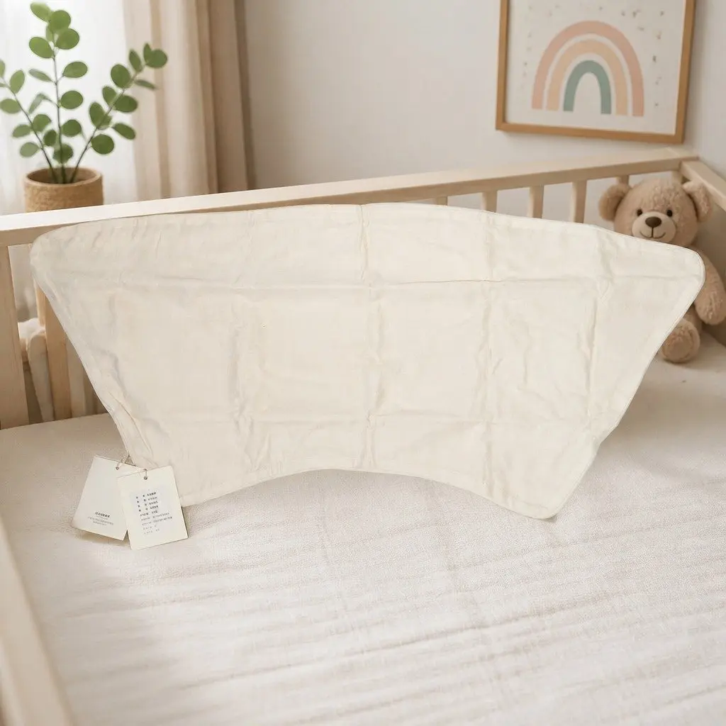 Fan-Shaped Pillowcase Breathable Fabric Baby Pillow Cover Machine Washable