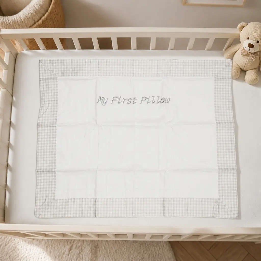 Baby Pillow Case Gentle Hypoallergenic Soft Breathable for Sensitive Skin Machine Washable