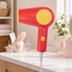 Kids Hair Dryer Ultra Quiet Portable Multiple Speed Temperature Settings Safe
