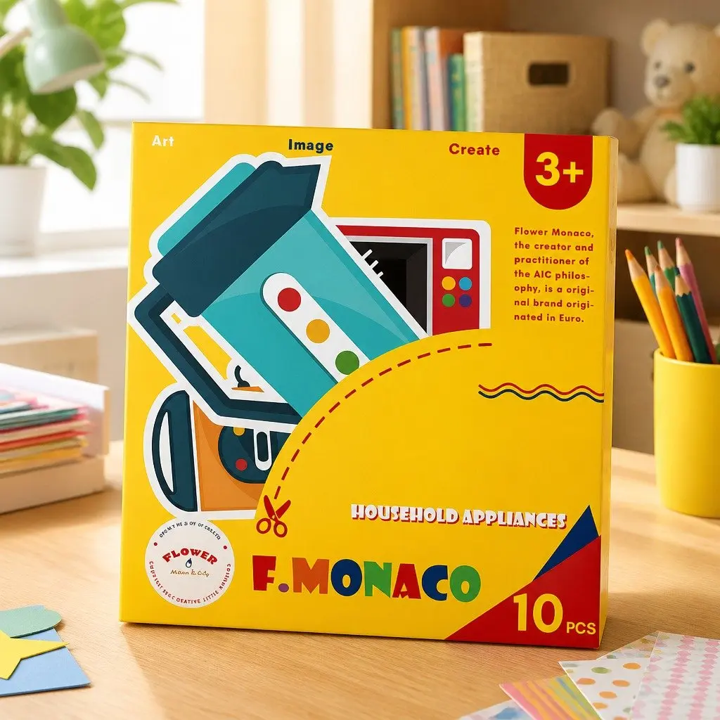 Children's Paper Cutting Kit Multicolor Encourages Fine Motor Skills and Creativity