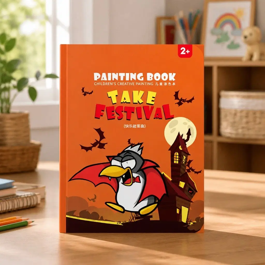 Coloring Book Thick Paper Creative Activity Pages Fun Learning