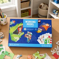 Kids Poseable Building Figures Set - Simple and Fun
