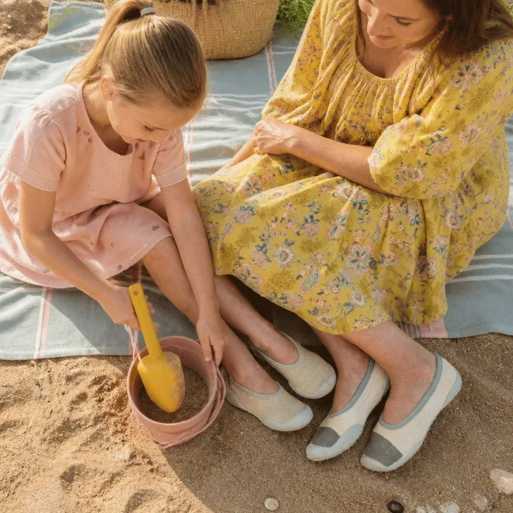 Kids Ballet Flats Slip-On Slipper Socks Soft Comfortable Indoor Outdoor Shoes
