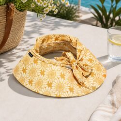 Lightweight Kids Sunhat - Sunflower Design with Chin Strap