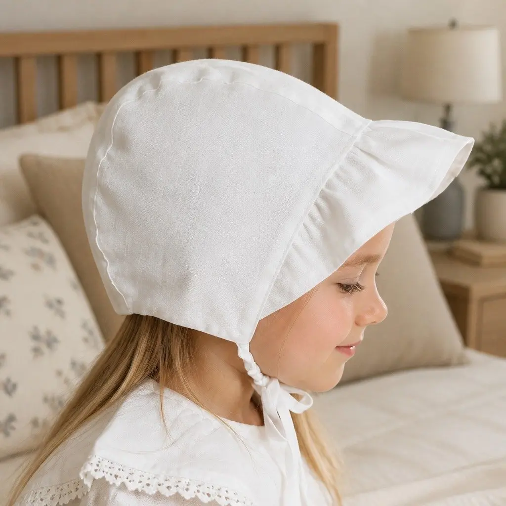 Ruffle Bonnet Hat Willow M Reversible Sun Protection UPF50+ for Girls Kids