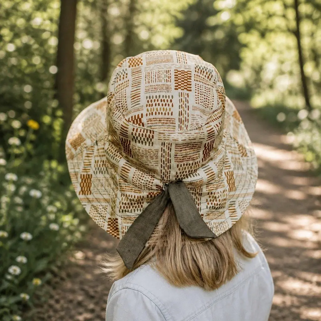 Kids Reversible Bucket Hat Otis Olive S UPF50+ Sun Protection Wide Brim Explorer Style