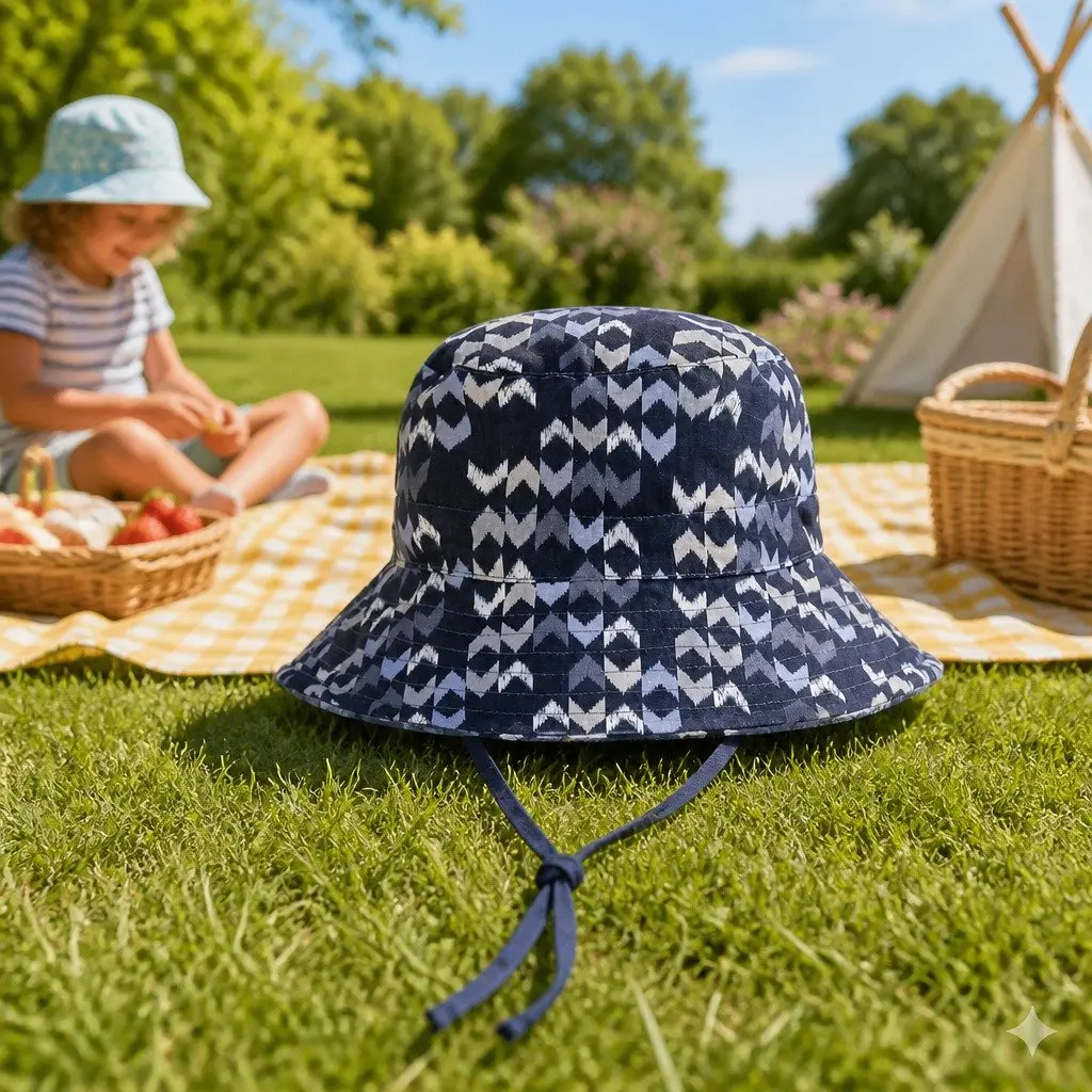 Reversible Bucket Hat Scout S UPF50+ Wide Brim Sun Protection Lightweight Outdoor