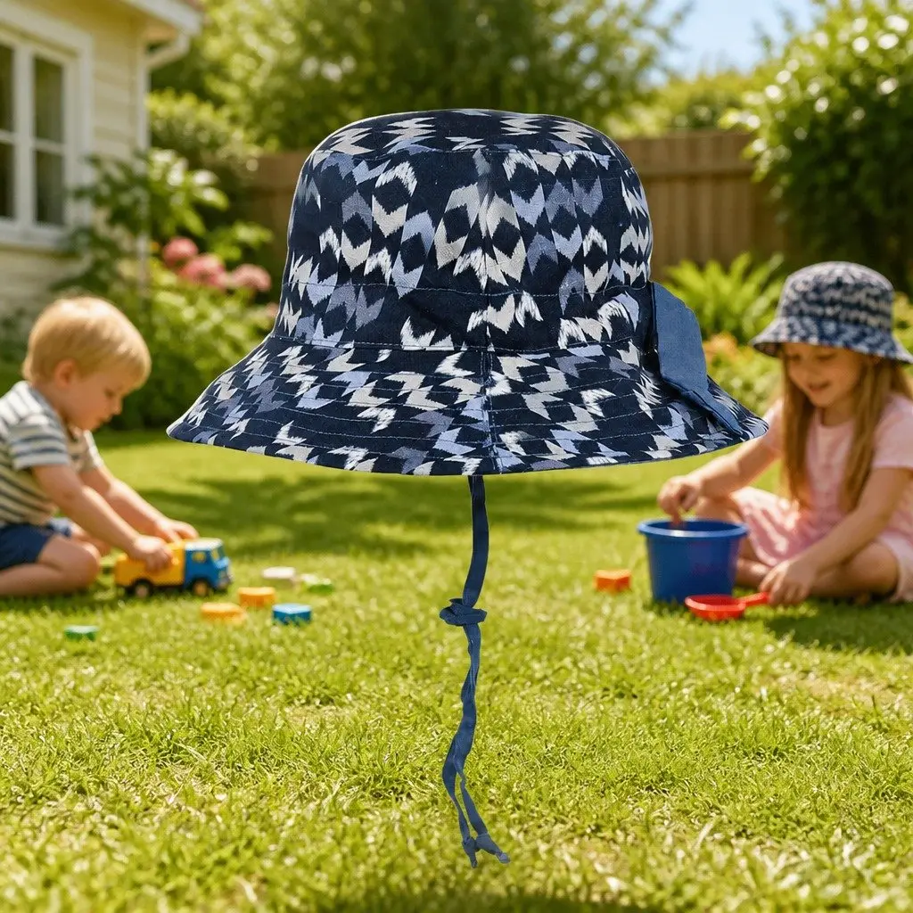 Reversible Bucket Hat Scout S UPF50+ Wide Brim Sun Protection Lightweight Outdoor