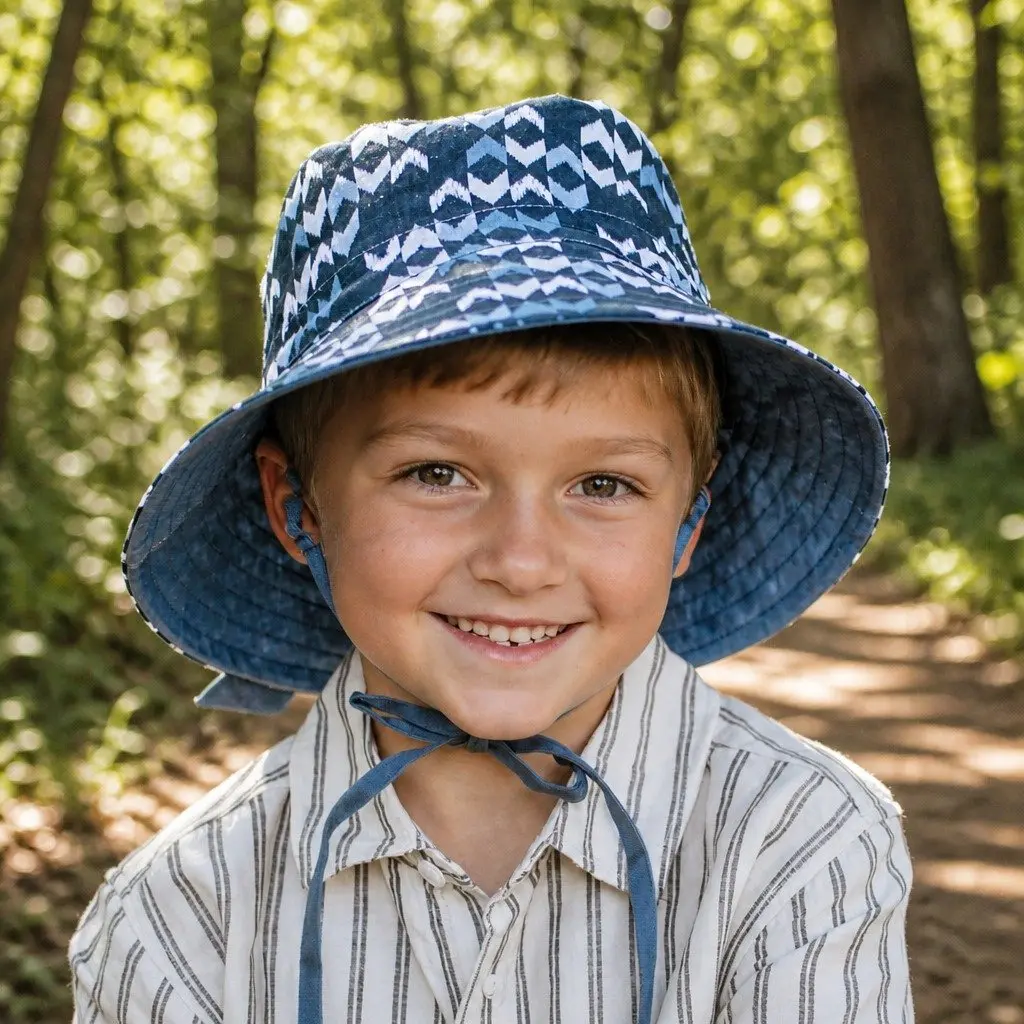 Reversible Bucket Hat Scout S UPF50+ Wide Brim Sun Protection Lightweight Outdoor