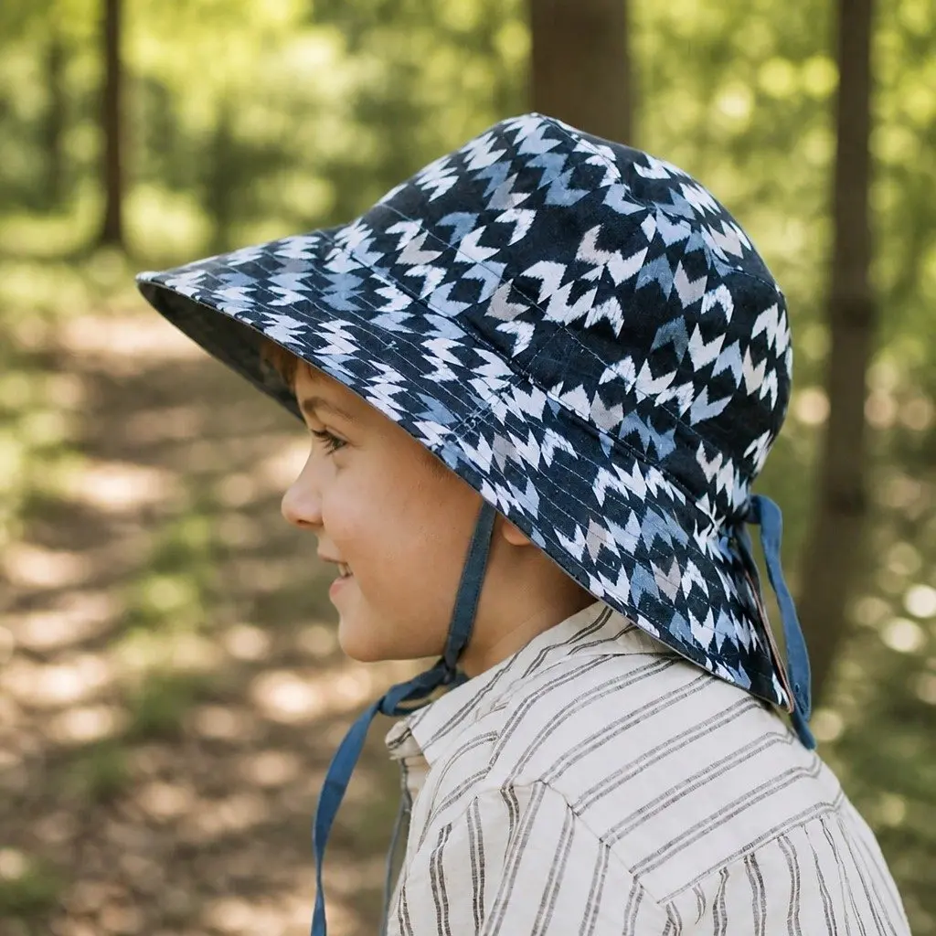 Reversible Bucket Hat Scout S UPF50+ Wide Brim Sun Protection Lightweight Outdoor