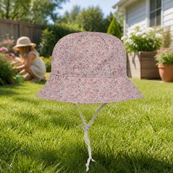 Compact Reversible Girls Bucket Hat - Easy to Wear and Carry