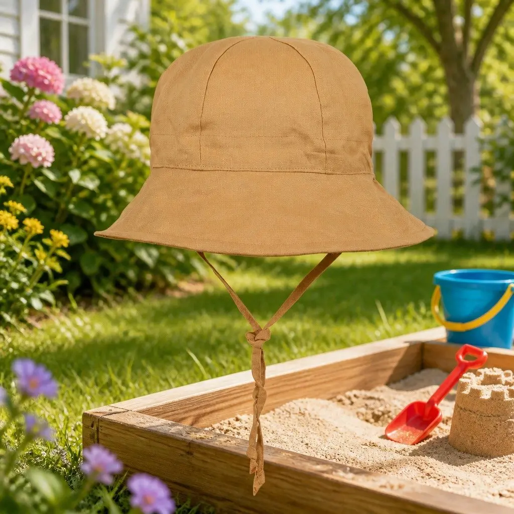 Reversible Bucket Hat Mabel S Lightweight UPF50+ Sun Protection Wide Brim Kids