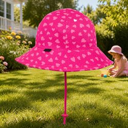 Toddler Bucket Sun Hat - Soft, Flexible & Protective