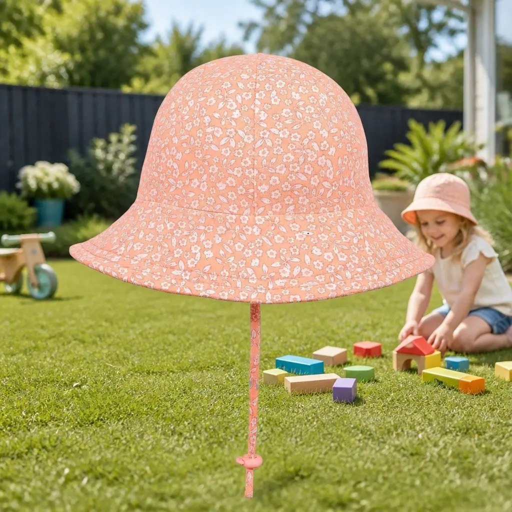 Toddler Bucket Hat Petunia S Soft Flexible Brim UPF50+ Sun Protection