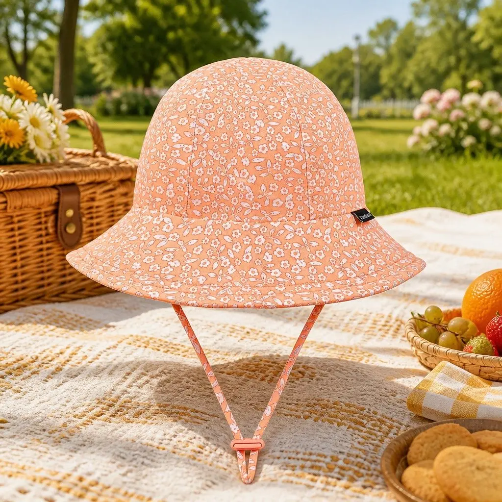 Toddler Bucket Hat Petunia S Soft Flexible Brim UPF50+ Sun Protection