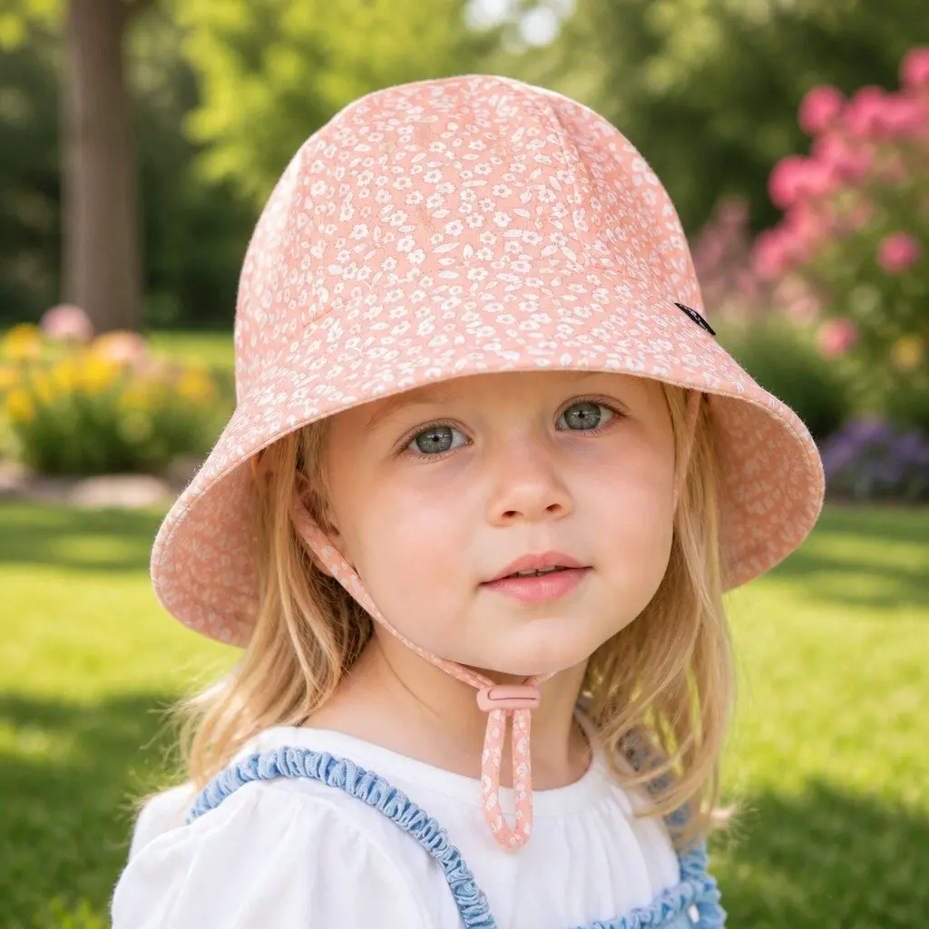 Toddler Bucket Hat Petunia S Soft Flexible Brim UPF50+ Sun Protection