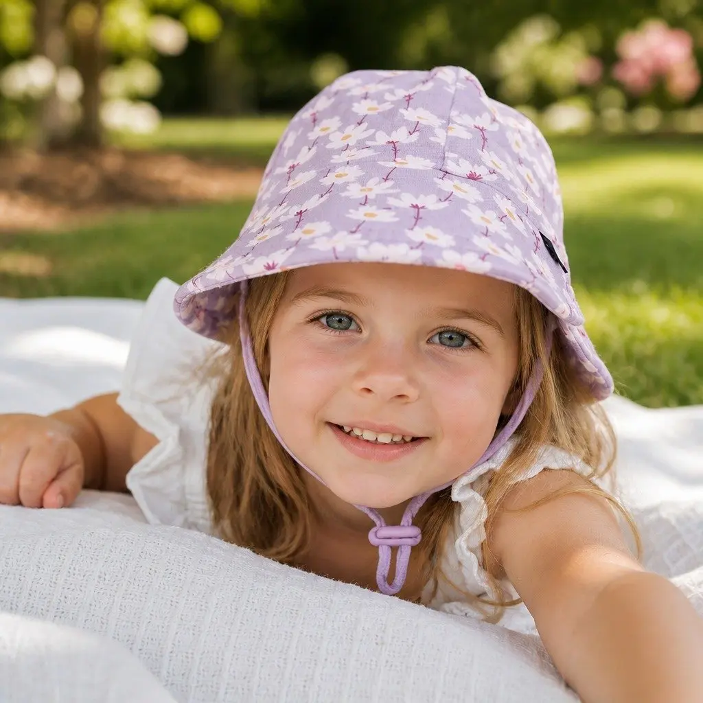 Legionnaire Hat Lilac L Sun Protection UPF50+ Soft Cotton Jersey