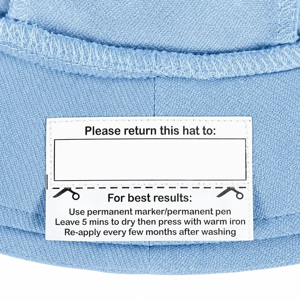 Legionnaire Baby Sun Hat Chambray L Soft Cotton Jersey UPF50+