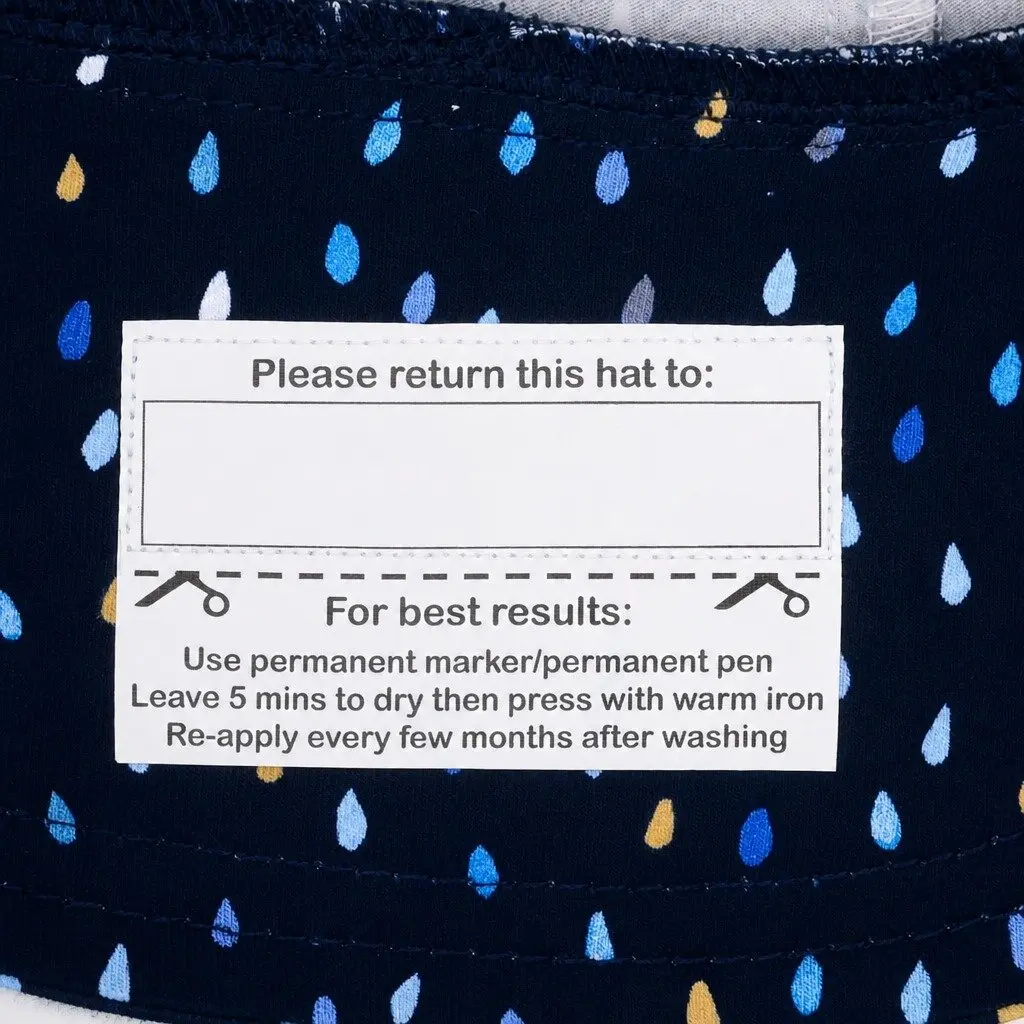 Legionnaire Hat Blue Orange S Baby Sun Protection Soft Cotton Jersey UPF50+