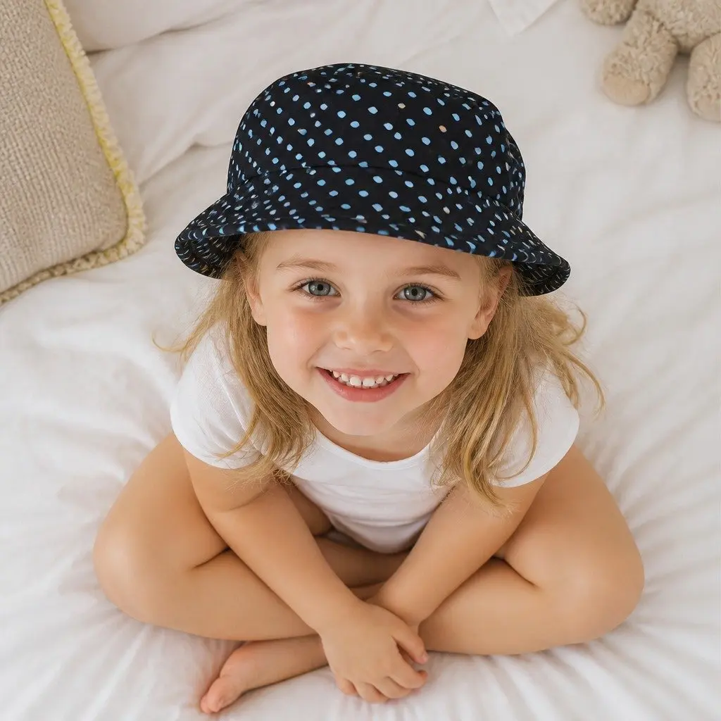Legionnaire Hat Blue Orange S Baby Sun Protection Soft Cotton Jersey UPF50+