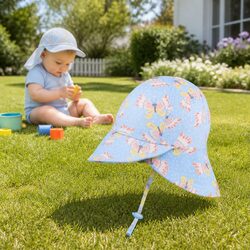 Concise Butterfly Legionnaire Hat — Baby Sun Protection UPF50+