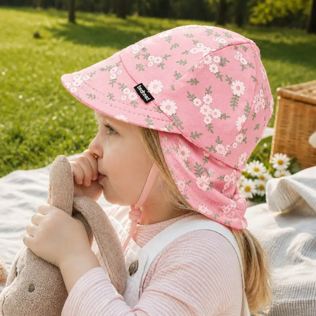 Legionnaire Hat Blush Pink XL Soft Cotton Jersey Sun Protection UPF50+
