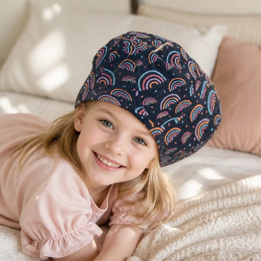 Legionnaire Baby Sun Hat Rainbow L UPF50+ Soft Cotton Jersey