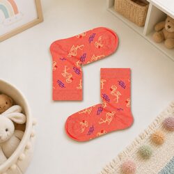 Kids Flamingo Socks - Jungle Bird Design for 2-3 Years