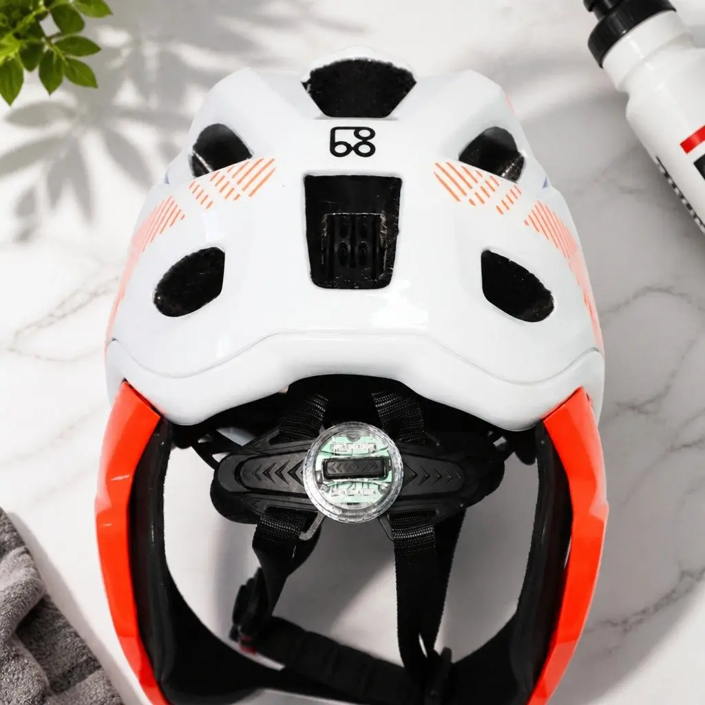 Kids Safety Helmet Red Orange Size S Impact Resistant Ventilated
