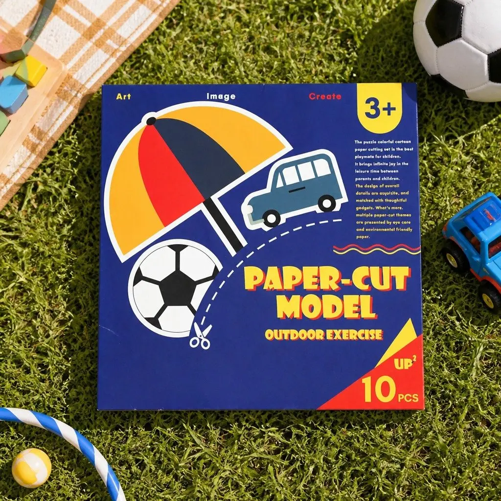 Paper Cut Model Kit Neutral Lightweight Outdoor Exercise Activity for Kids and Adults