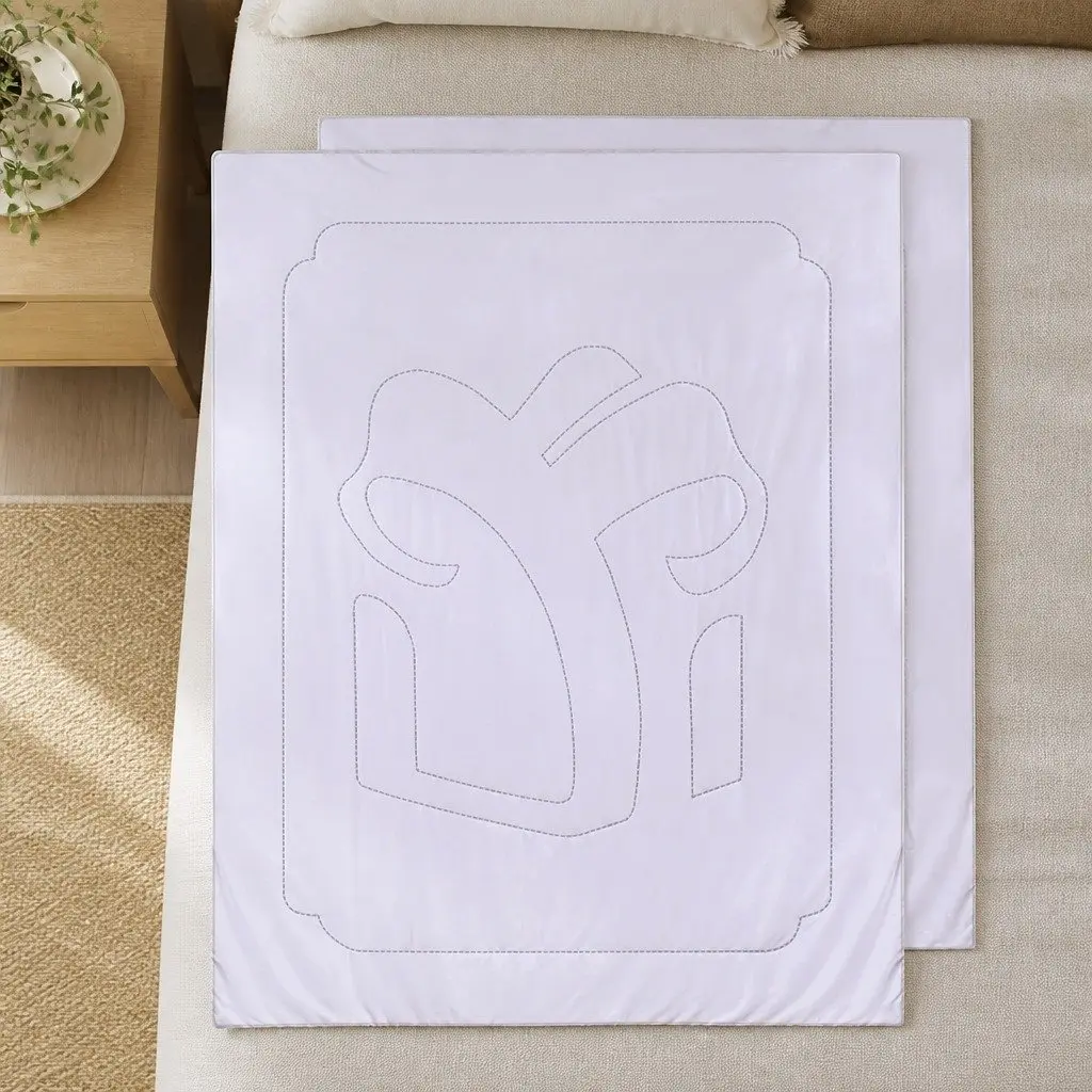Cooling Comforter Blanket Grey 200x230cm Moisture-Wicking Lightweight Breathable