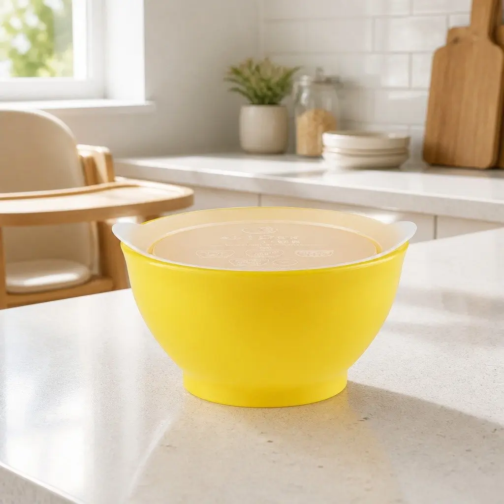 Kids Spill-Proof Anti-Slip Bowl Stage 1 Feeding Self-Feed Training Toddler