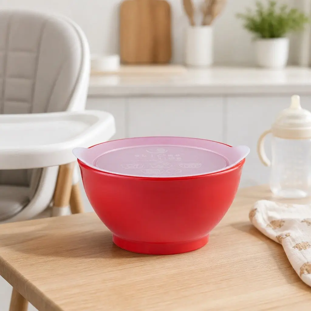 Kids Spill-Proof Anti-Slip Bowl Stage 1 Feeding Self-Feed Training Toddler