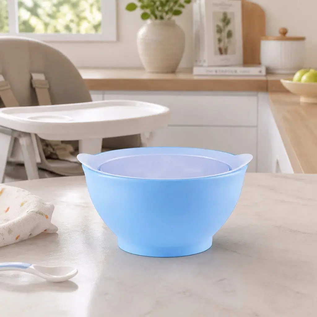 Spill-Proof Anti-Slip Bowl Red 237ml Smart-Edge Technology for Infants and Toddlers