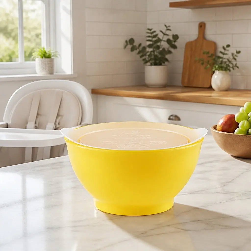 Spill-Proof Anti-Slip Bowl Red 237ml Smart-Edge Technology for Infants and Toddlers