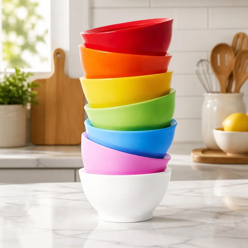Spill-Proof Anti-Slip Bowl Red 237ml Smart-Edge Technology for Infants and Toddlers