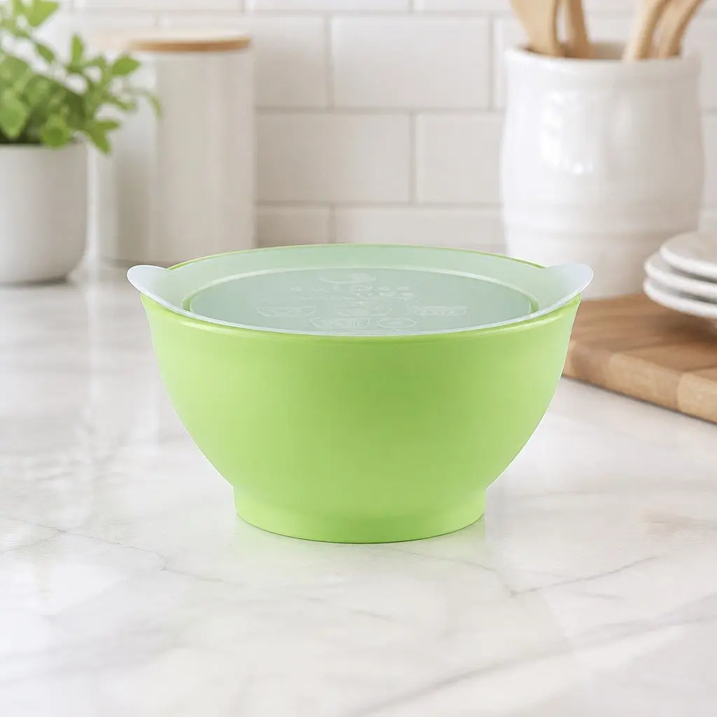 Feeding Bowl Yellow 237ml Spill-Proof Anti-Slip Toddler Self-Feed