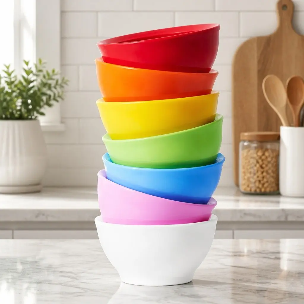 Feeding Bowl Yellow 237ml Spill-Proof Anti-Slip Toddler Self-Feed