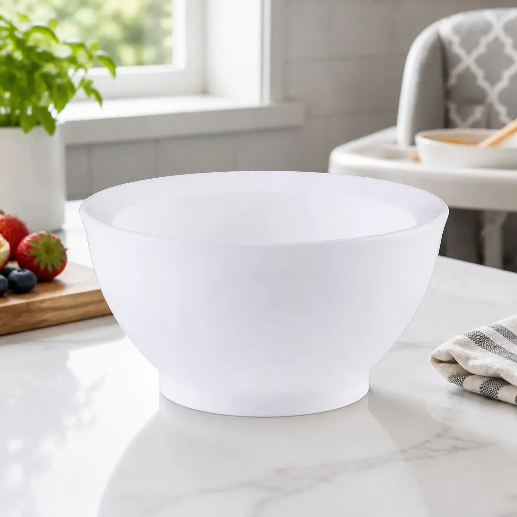 Spill-Proof Anti-Slip Bowl Pink 8oz Twin Pack with Lid
