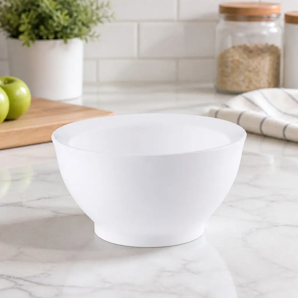 Spill-Proof Anti-Slip Bowl Yellow 8oz Twin Pack with Lid