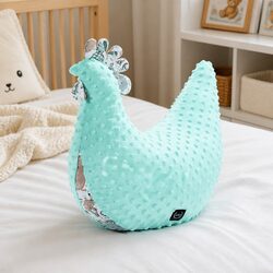 Hen Pillow Large Soft Toy for Kids Sleeping Feeding Comfort Support Opal