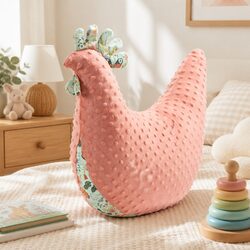 Concise Support: Hen Nursing Pillow for Parents