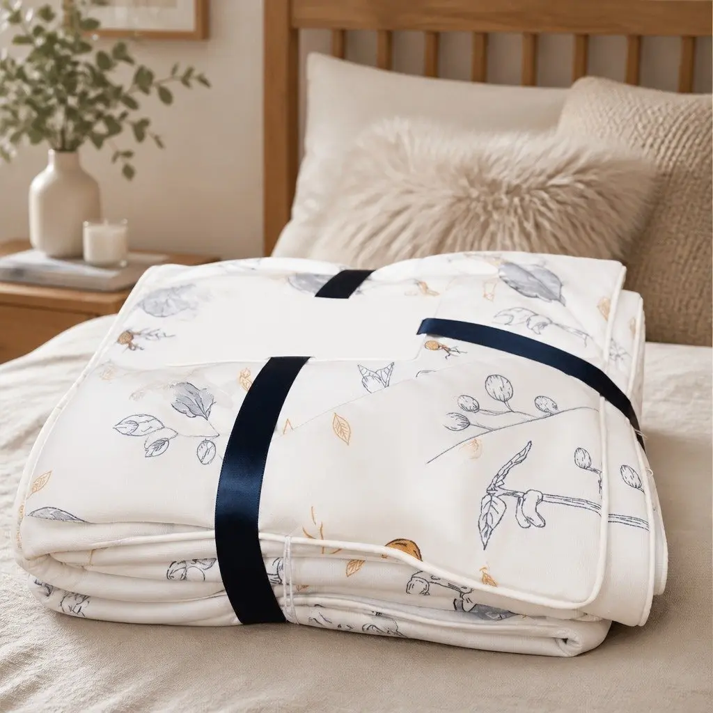 Cooling Comforter Blanket 200x230cm Moisture-Wicking Soft Lightweight All Season